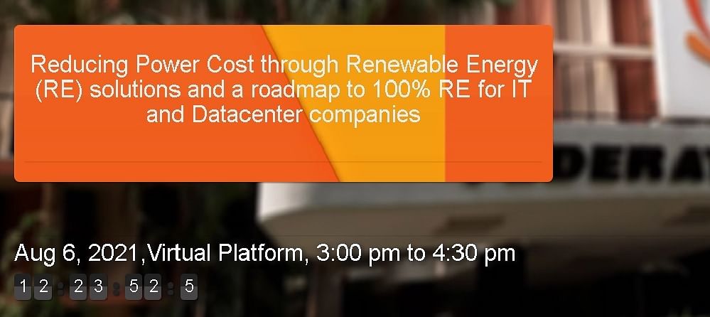 Reducing Power Cost through Renewable Energy (RE) solutions and a roadmap to 100% RE for IT and Datacenter companies