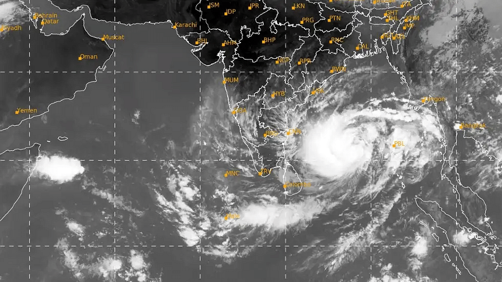 Cyclone Mocha radar image taken at 10:30 a.m. Thursday (Photo Credit: mausam.imd.gov.in)