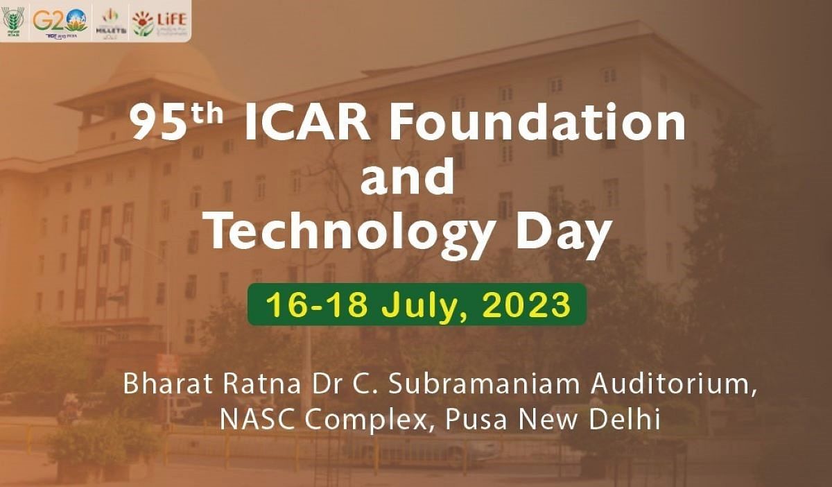 ICAR to Celebrate Its 95th Foundation and Technology Day from July 16-18 at Dr. C. Subramanian Auditorium (Photo Source: ICAR)