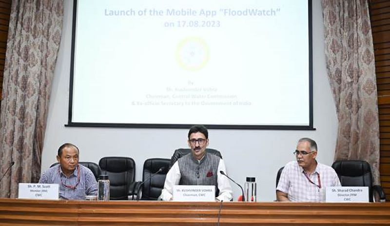 CWC Launches ‘Floodwatch’ Mobile App to Provide Real-Time Flood Forecasts to Public (Photo Source: PIB)