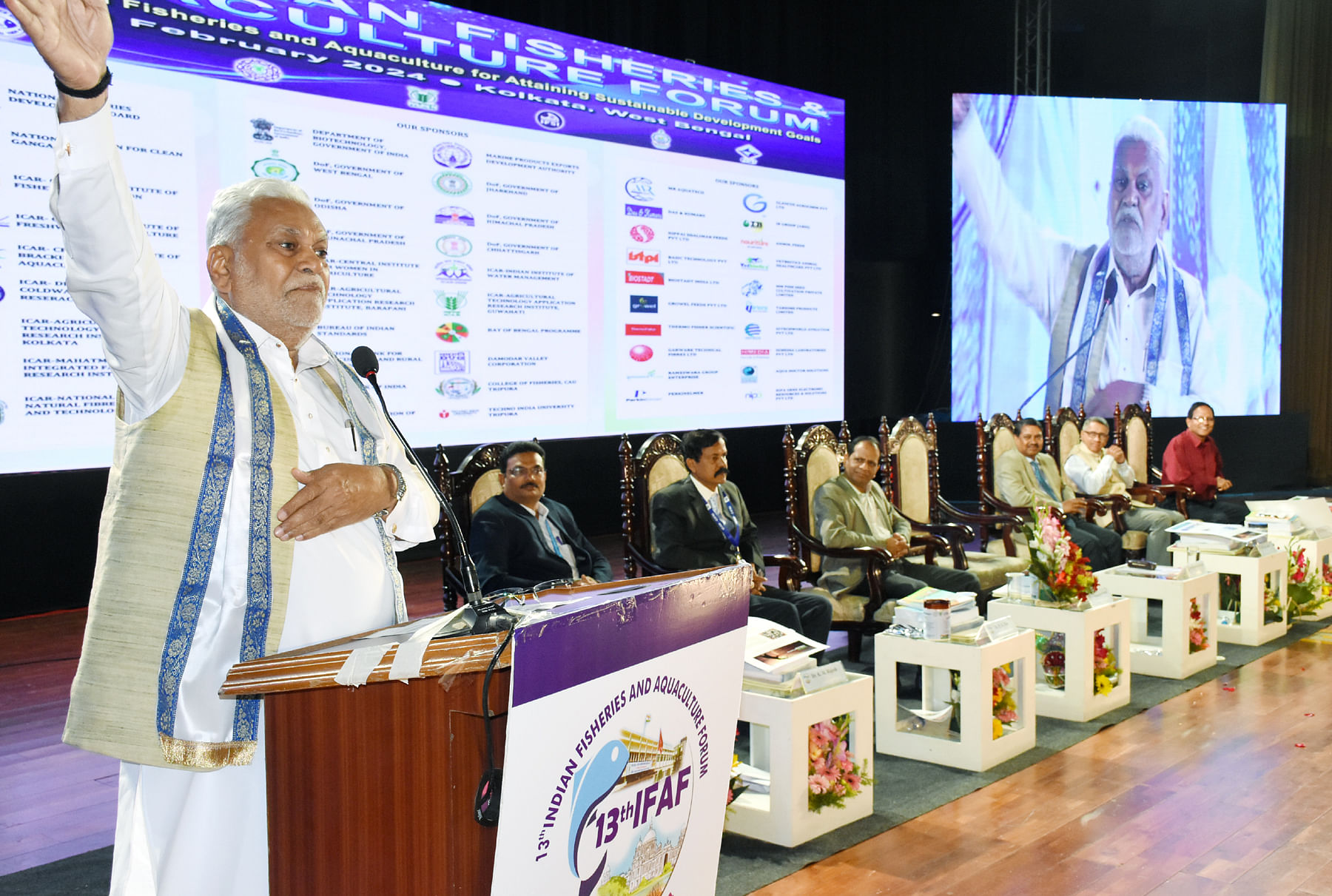 Parshottam Rupala, Minister of Fisheries, Animal Husbandry and Dairying at 13th Indian Fisheries and Aquaculture Forum