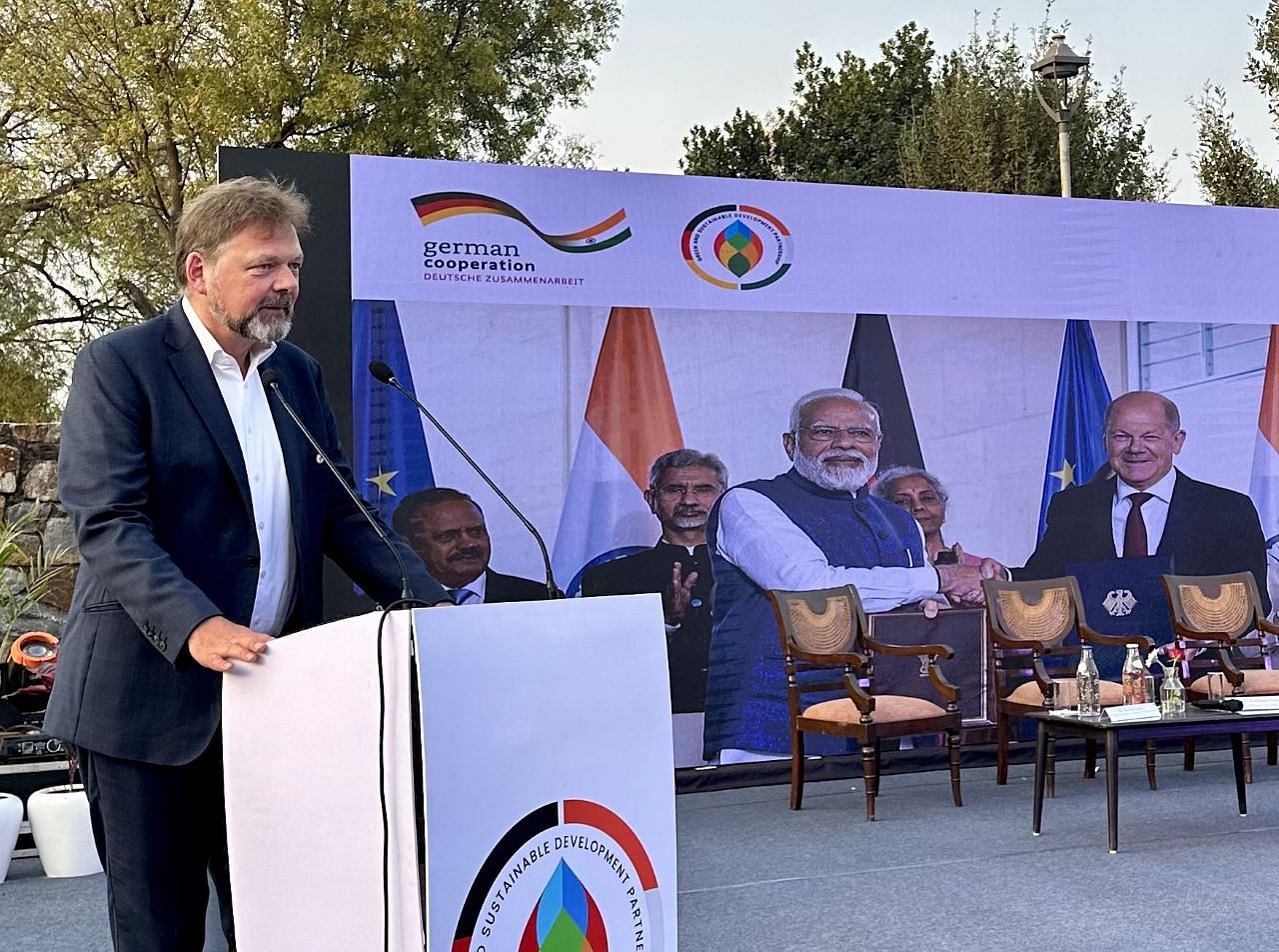 Dr. Philipp Ackermann, the German Ambassador to India, emphasized the significance of Indo-German partnership in combating climate change and fostering sustainable development
